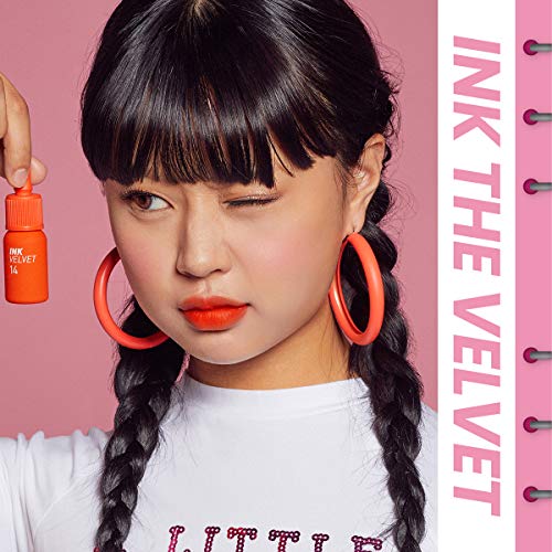 Organic Peripera Velvet Lip Tint in Vitality Coral