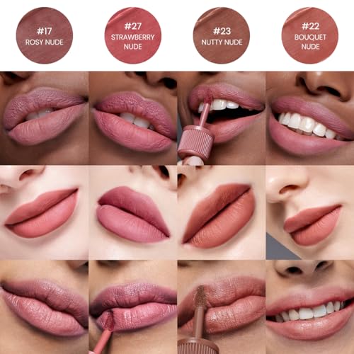 Organic Peripera Velvet Lip Tint in Vitality Coral
