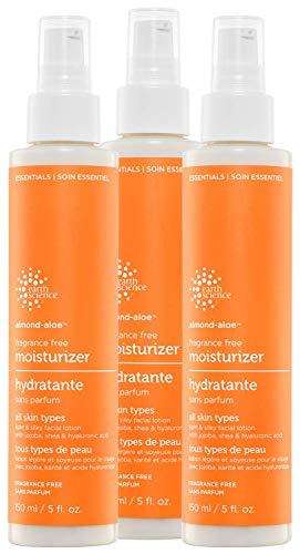 Natural Almond-Aloe Moisturizer Trio - Fragrance-Free, 5 fl. oz