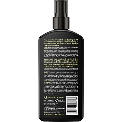 Organic Tanning Oil | Quick, Dark Tan Accelerator Spray