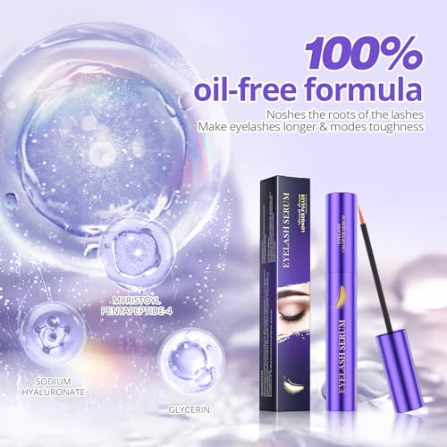 Vegan Lash Serum for Rapid Eyelash Growth & Thickness