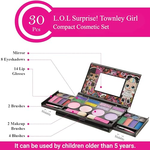 Organic L.O.L. Surprise 30 Piece Makeup Set for Girls