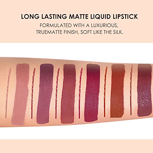 12pc Matte Liquid Lipstick & Liner Set - Nude