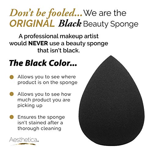 Aesthetica Organic Vegan Makeup Sponge Blender - For All Applications