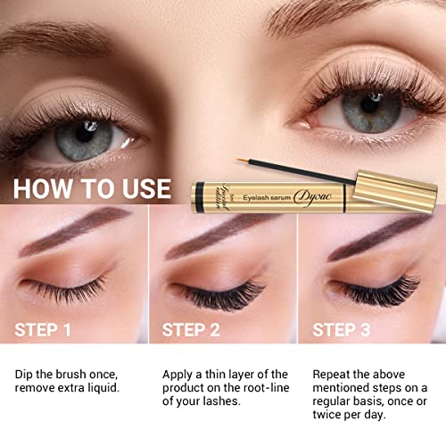 Organic Eyelash Growth Serum - Fuller, Longer Lashes