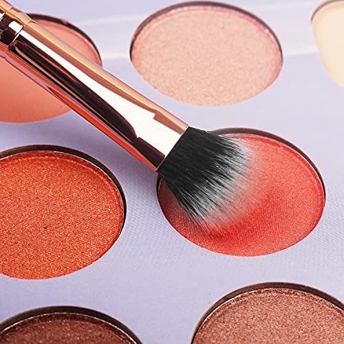 16pcs Organic Makeup Brushes Set with Eyebrow Razor