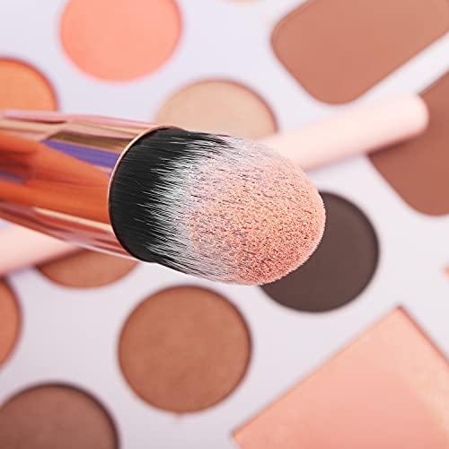 16pcs Organic Makeup Brushes Set with Eyebrow Razor