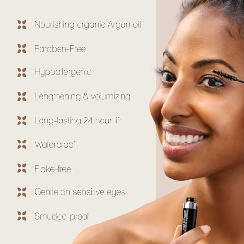 Organic Black Waterproof Vegan Mascara - Poppy Austin