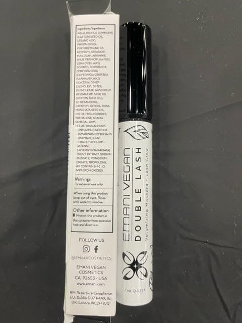 Emani Organic Double Lash Mascara & Serum - Granite