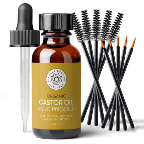 Organic Castor Oil Lash & Brow Growth Serum