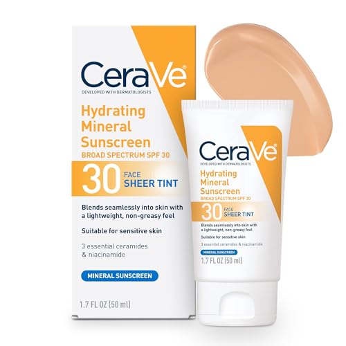 CeraVe Tinted Mineral Sunscreen with SPF 30