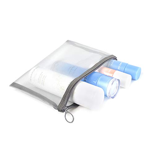 Organic Makeup Cosmetic Bags, Size L, 5-Piece Set