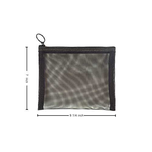 Organic Makeup Cosmetic Bags, Size L, 5-Piece Set