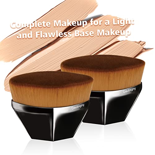 Flat Top Kabuki Foundation Brush for Blending Makeup