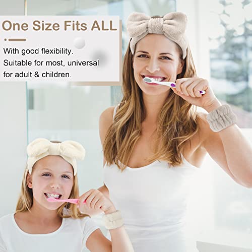 Organic 6PCS Spa Headband and Wristband Set