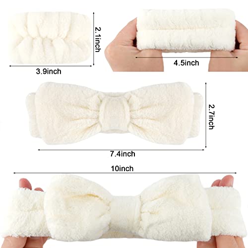 Organic 6PCS Spa Headband and Wristband Set