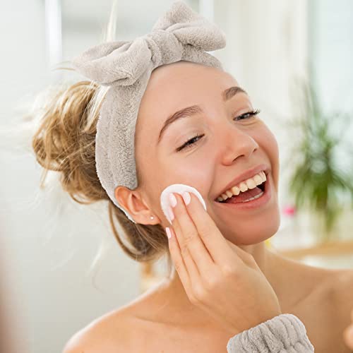 Organic 6PCS Spa Headband and Wristband Set