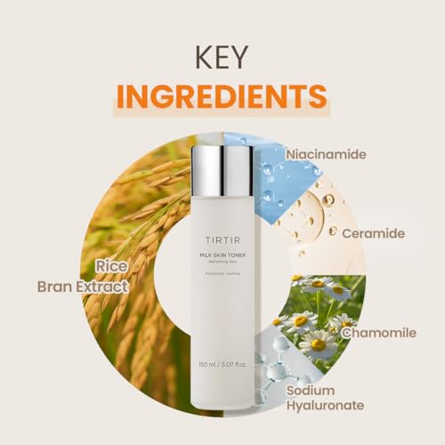 TIRTIR Milk Skin Toner | Moisturizing Glow, Vegan Friendly