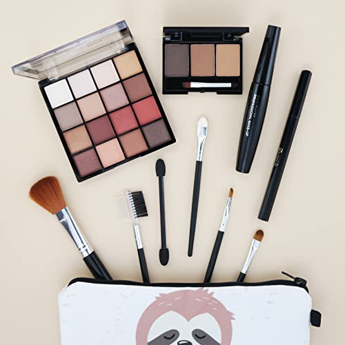 Organic Makeup Kit - Eyeshadow Palette, Brushes, Pencil