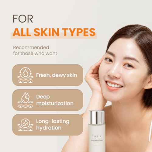 TIRTIR Milk Skin Toner | Moisturizing Glow, Vegan Friendly