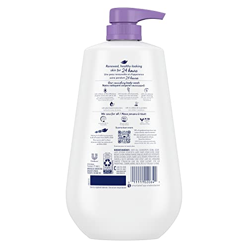 Dove Lavender & Chamomile Body Wash Trio - Gentle Skin Cleanser