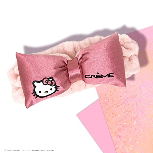 Hello Kitty Pink Satin Spa Headband Vegan Organic Makeup