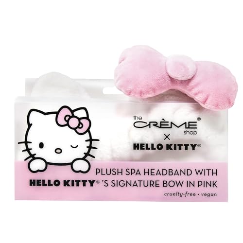 Hello Kitty Signature Bow Plush Spa Headband (Pink)