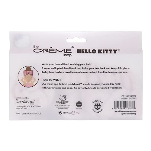Hello Kitty Pink Satin Spa Headband Vegan Organic Makeup