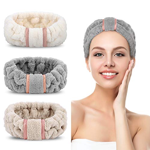 DOOBO Spa Headbands Set for Makeup and Skincare