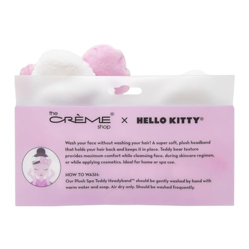 Hello Kitty Signature Bow Plush Spa Headband (Pink)