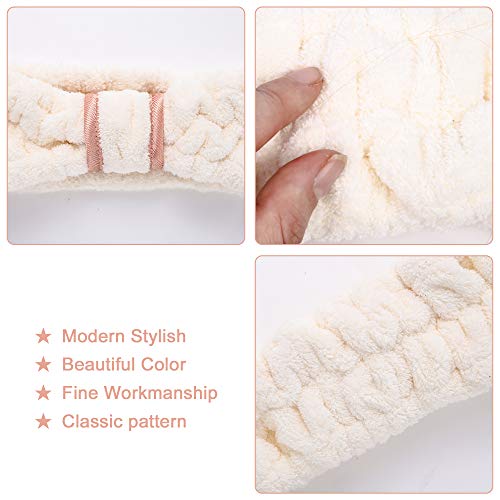 DOOBO Spa Headbands Set for Makeup and Skincare