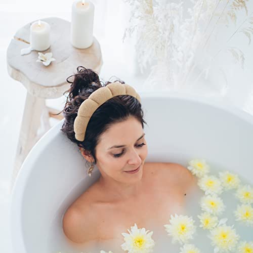 Organic Spa Headband Set for Skincare and Makeup