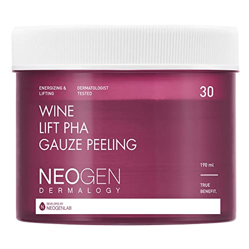 NEOGENLAB Wine Lift PHA Gauze Peeling Pads- Organic Makeup