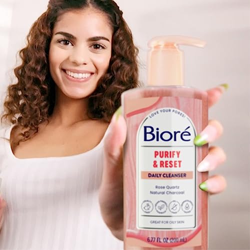 Rose Quartz + Charcoal Purifying Cleanser, Oil-Free, Energizing