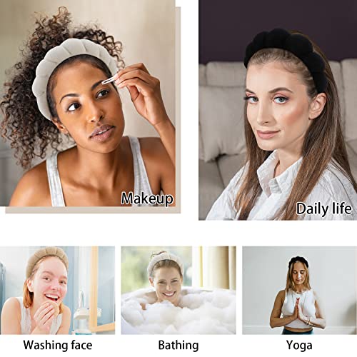 Organic Spa Headband Set for Skincare and Makeup