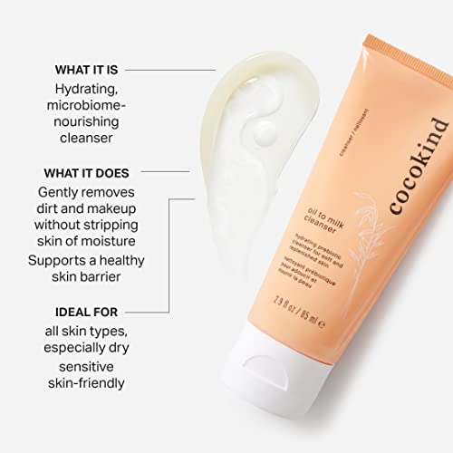 Cocokind Oil to Milk Face Wash and Makeup Cleanser