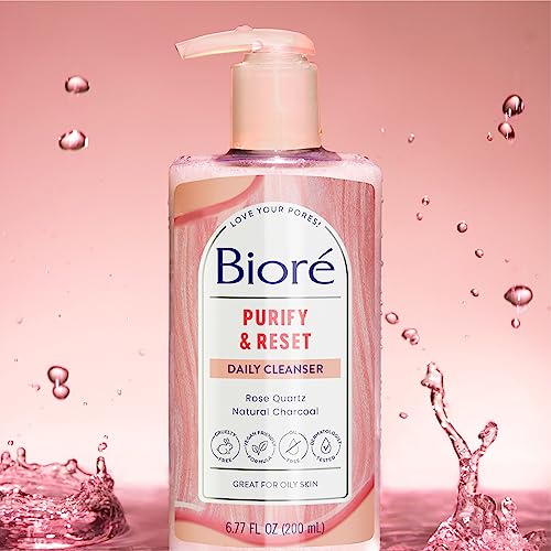 Rose Quartz + Charcoal Purifying Cleanser, Oil-Free, Energizing