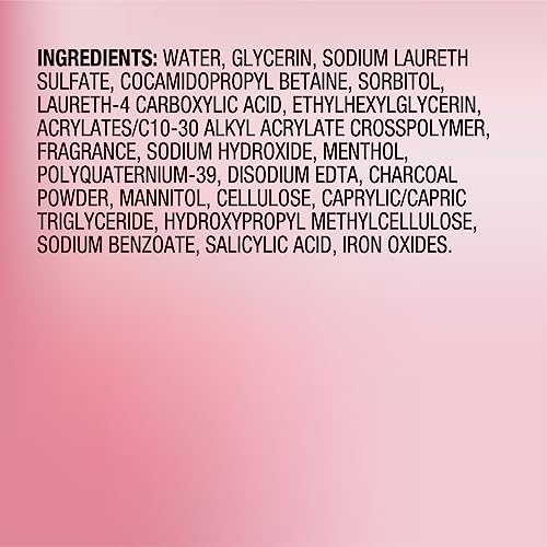Rose Quartz + Charcoal Purifying Cleanser, Oil-Free, Energizing