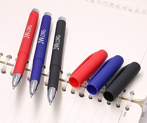 12 JW.org Logo Pens in Blue, Black, Red
