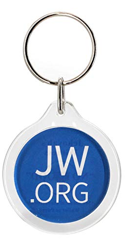 JW.org No Blood Round Key Chain - 20 Pack