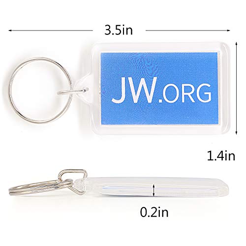 Jw.org No Blood Double Sided Key Chain - 20 Pieces