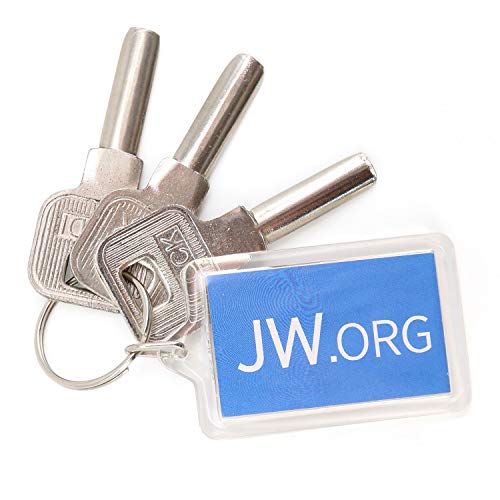 Jw.org No Blood Double Sided Key Chain - 20 Pieces