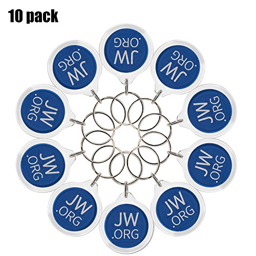 JW.org No Blood Double Sided Key Chain Set