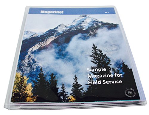 Vinyl Magazine and Tract Organizer for JW Field Service