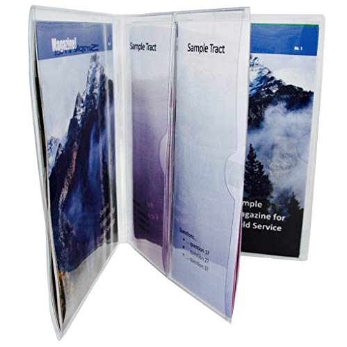 Vinyl Magazine and Tract Organizer for JW Field Service