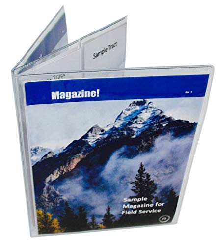 Vinyl Magazine and Tract Organizer for JW Field Service