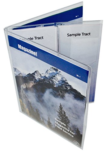 Vinyl Magazine and Tract Organizer for JW Field Service