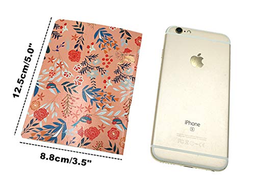 Floral Mini Notebook Set with 8 Patterns