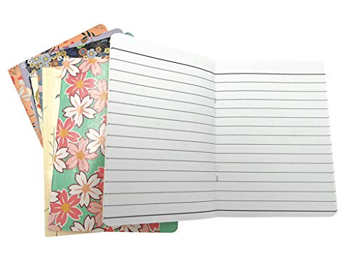 Floral Mini Notebook Set with 8 Patterns