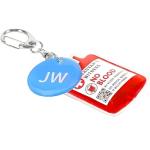 JW No Blood Transfusion Key Chain - Ministry Supplies